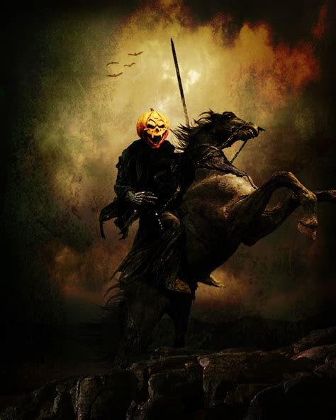 Fashion and Action: The Headless Horseman - Halloween Art Gallery