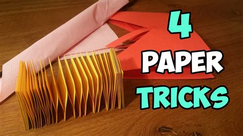 4 Amazing Paper Tricks You've Never Seen Before | Paper... | Doovi