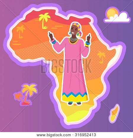 Smiling African Woman Vector & Photo (Free Trial) | Bigstock