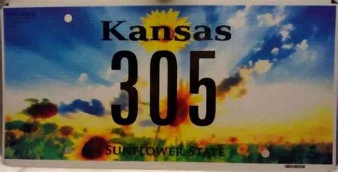 Kansas Commemorative Prototype License Plate