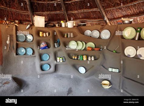 African mud thatched huts hi-res stock photography and images - Alamy