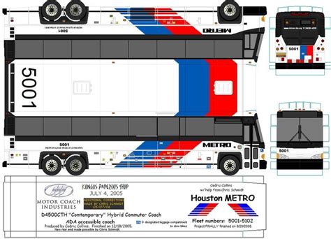 paper model bus transit image by METRObusfan. DIY paper craft | paper ...