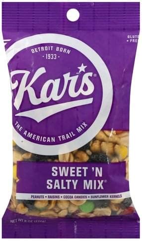 Kars Sweet 'N Salty Mix Trail Mix - 8 oz, Nutrition Information | Innit