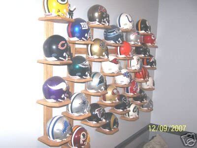 NFL Riddell Mini Football Helmet Wall Display Autograph | #35631320