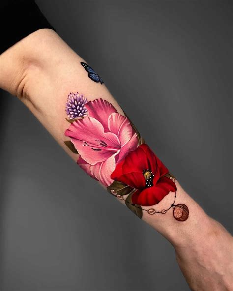 Update 52+ flowers tattoo ideas - in.cdgdbentre