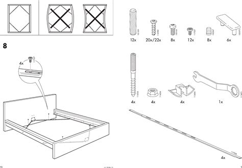 Ikea Malm Bed Frame Queen Assembly Instruction