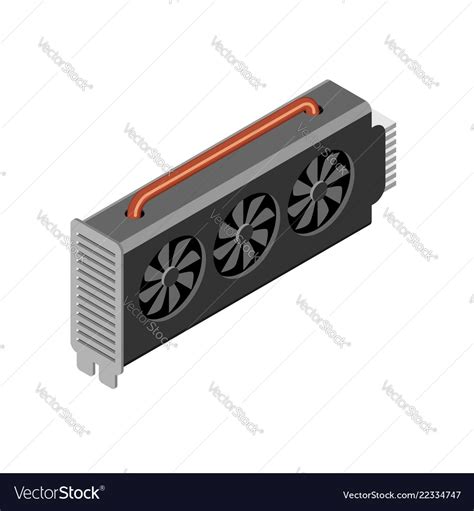 Mining video card miner of gpu technology Vector Image