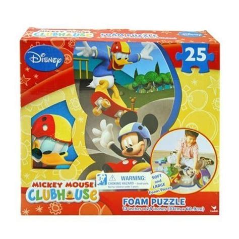 Disney Mickey Mouse Clubhouse 25-Piece Floor Foam Puzzle Mat by Disney Floor Jigsaws Toys & Games