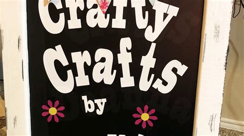 My Craft Fair Sign! - YouTube