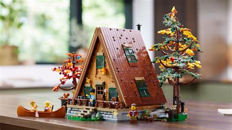 LEGO Ideas 21338 A-Frame Cabin 2023 set officially revealed