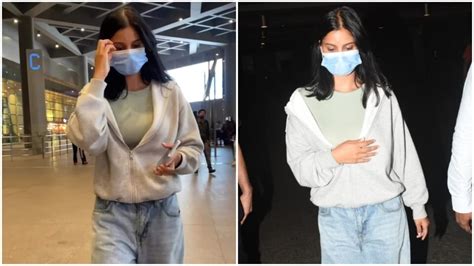 Suhana Khan makes a strong case for comfy airport fashion in a sweatshirt and boyfriend jeans ...