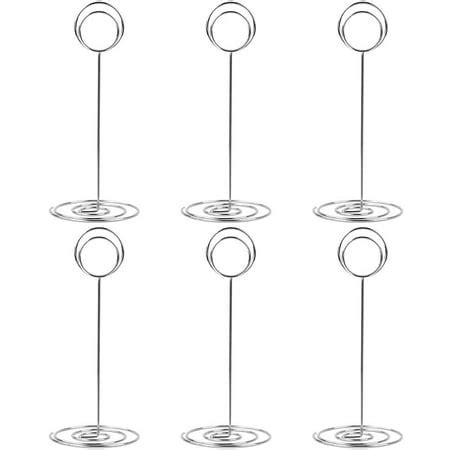 10 Pack 8.75 Inch Tall Table Number Holders Place Card Holder Table ...