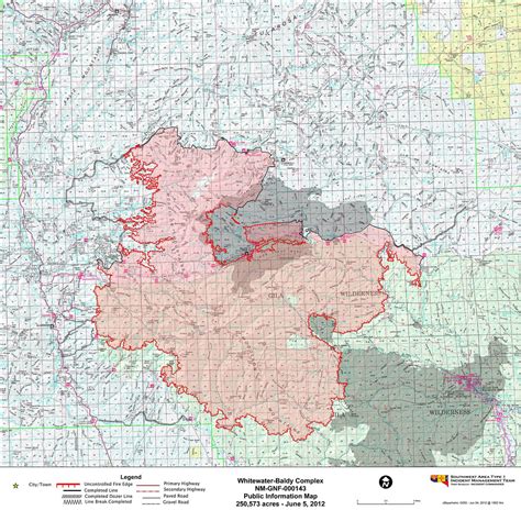Whitewater Baldy Fire 2012 | Whitewater-Baldy Fire Map as of… | Flickr