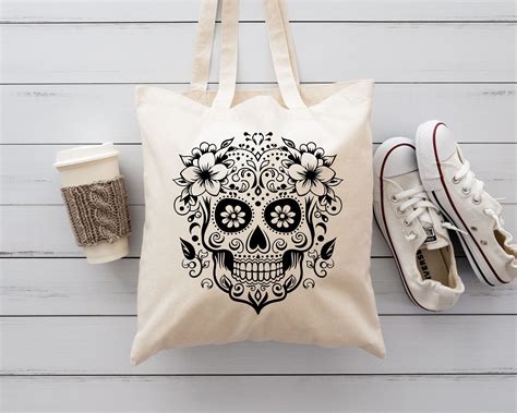 Sugar Skull SVG Skull SVG Floral Skull Svg Skull Clipart - Etsy