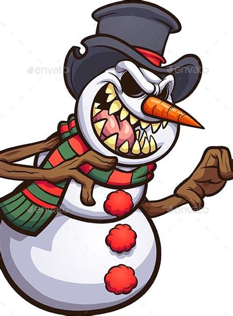 Evil Snowman in 2021 | Snowman cartoon, Snowman, Hipster wallpaper