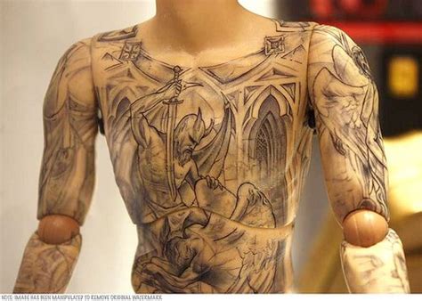 Prison Break tattoo on wooden art mannequin. Broken Tattoo, Prison Break, Wooden Art, Tattoos ...