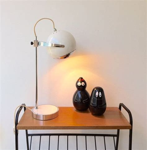 Vintage Lamp Space Age Atomic White Table Lamp Adjustable Hala | Etsy | Vintage lamps, White ...
