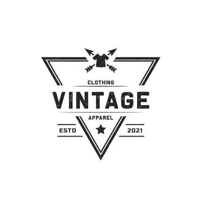 Vintage Clothing Logo Vector Art, Icons, and Graphics for Free Download