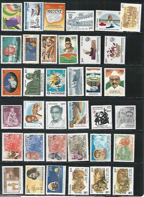 India Stamps – Complete Collection of 1999 Year Pack, Mint – See the ...