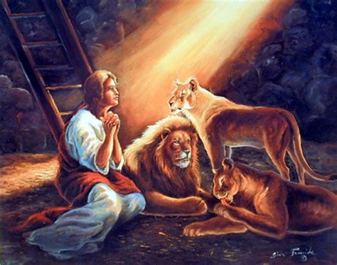 Daniel in the Lion's Den Poster- Jesus Christ | Religious Posters