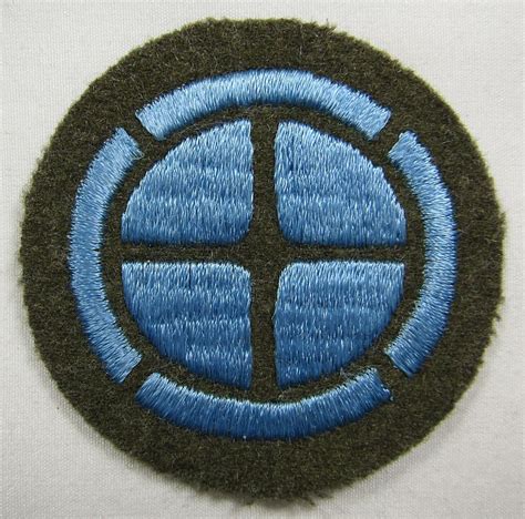 Interwar 35th Infantry Division Patch on Wool – Griffin Militaria