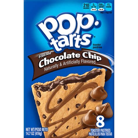 Kellogg's Pop Tarts Toaster Pastries, Frosted Chocolate Chip | Toaster ...