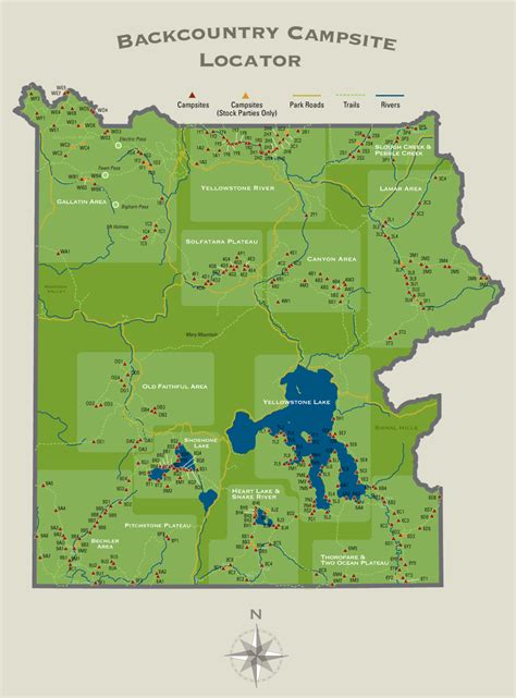 Yellowstone Backcountry Campsites | Yosemite camping, Yellowstone camping, Yellowstone