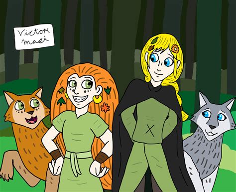 Robyn and Mebh Wolfwalkers fanart by TheRavensBastard39 on DeviantArt