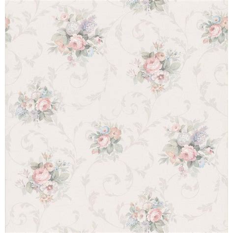 Brewster 56 sq. ft. Butterfly Floral Wallpaper-137-38574 - The Home Depot