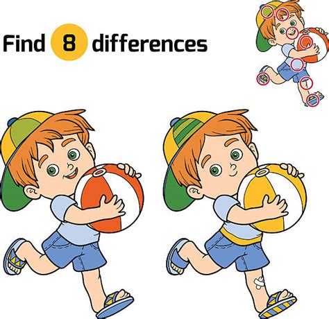 Royalty Free Find The Differences Clip Art, Vector Images ...