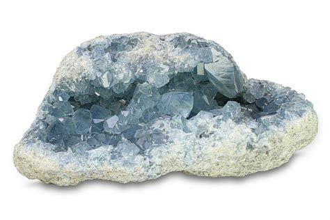 10.6" Crystal Filled Celestine (Celestite) Geode - Madagascar (#287127) For Sale - FossilEra.com