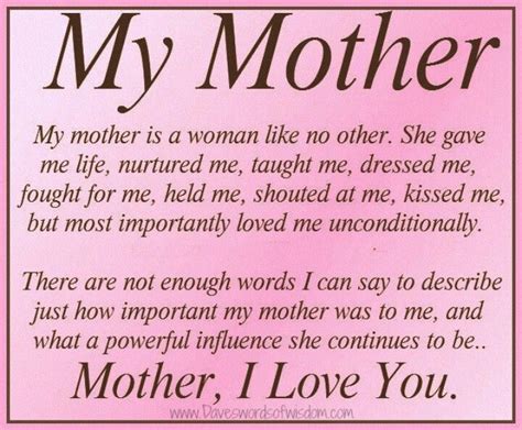 To My Mom Quotes - ShortQuotes.cc