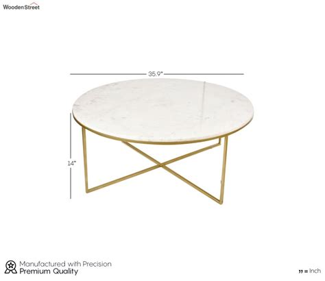 Buy Manor House Round Coffee Table with Marble Top at 20% OFF Online ...