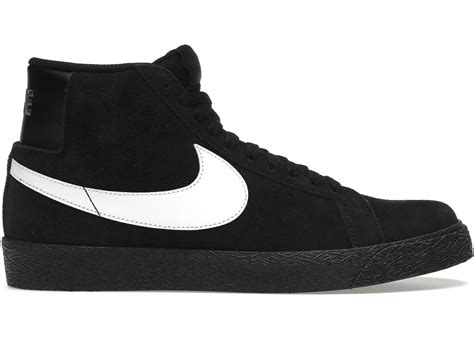 Nike SB Zoom Blazer Mid Black White Men's - 864349-007 - US