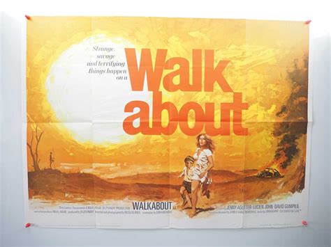 Lot 138 - WALKABOUT (1971) UK Quad film poster