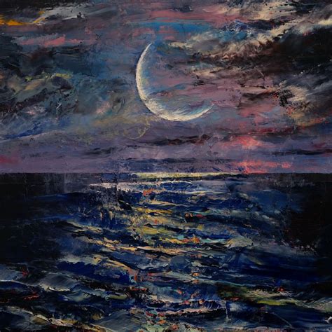 Night Sky Oil Painting