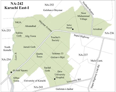 NA-242 — Karachi’s smallest constituency with fewer than 200,000 votes - Pakistan - DAWN.COM