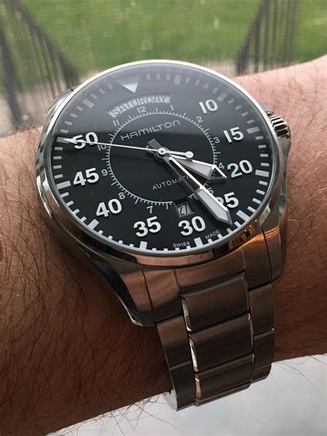 [Hamilton] Interstellar khaki pilot day date. : r/Watches