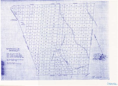 Granville Lotting Vermont Town VT State Archives - OLD MAPS