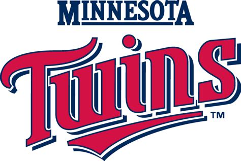 Minnesota Twins Wordmark Logo | Word mark logo, ? logo, Minnesota twins