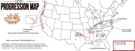 Morel Mushroom Hunting Club's Morel Progression Map | Morel mushroom hunting, Mushroom hunting ...