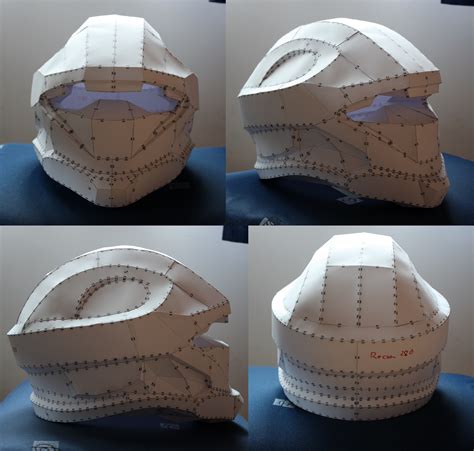 Halo 3 Recon Pepakura Helmet by xxLuneXx on DeviantArt