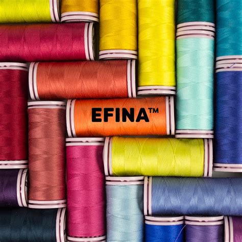 Efina complete thread collection 150m (60 spools) - Pénélope sewing ...