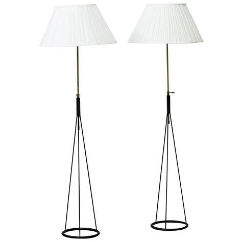 Pair of floor lamps by Eje Ahlgren for Luco, Sweden, 1950s at 1stDibs | forluco