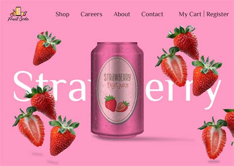 Fruit soda - An animated website by SOWMYA on Dribbble