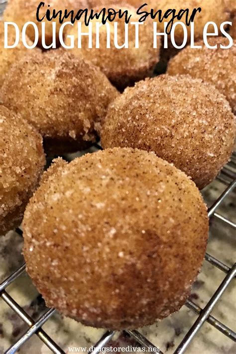 Cinnamon Sugar Doughnut Holes Recipe | Drugstore Divas