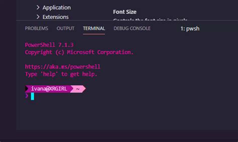 Oh my posh running on Windows Terminal and VSCode