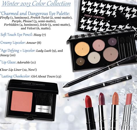 Merle Norman Winter 2013 | Merle norman makeup, Eye palette, Color collection