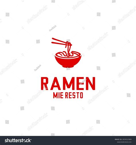 Bowl Ramen Noodle Logo Vector Logo Stock Vector (Royalty Free) 2074317409 | Shutterstock