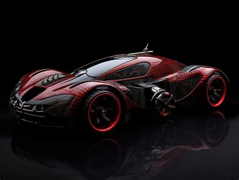 Premium AI Image | 3d Render red car